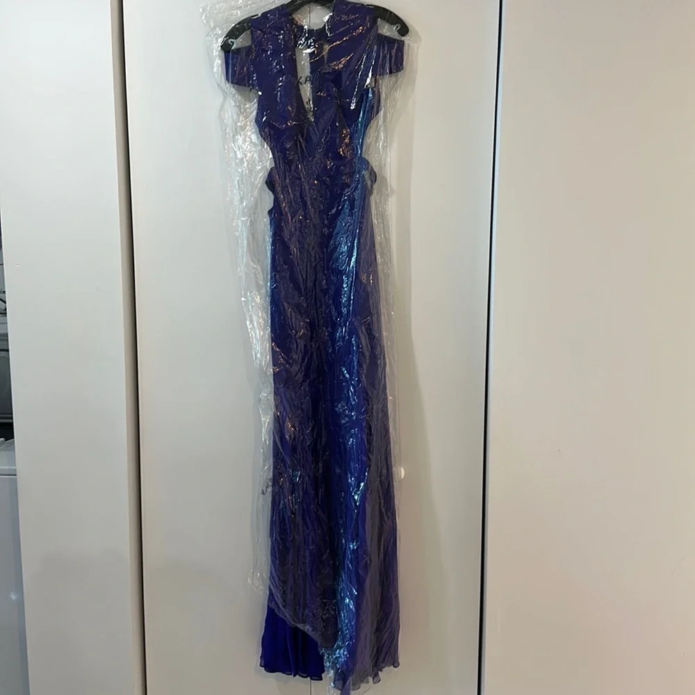 NWT BCBGMaxAzria Ava Cut Out Gown - Picture 5 of 14